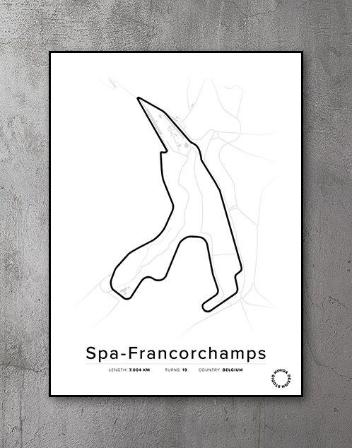 Spa-Francorchamps Plakat