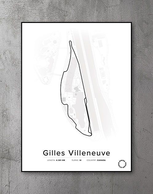 Gilles Villeneuve Plakat